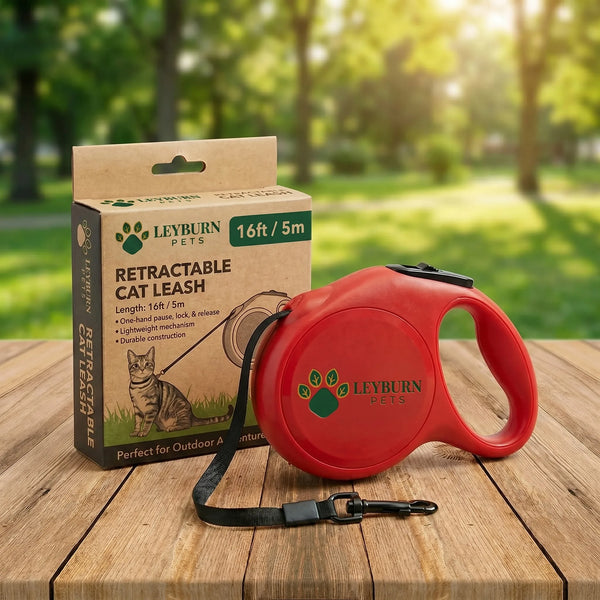 Leyburn Pets 5m Retractable Cat Leash