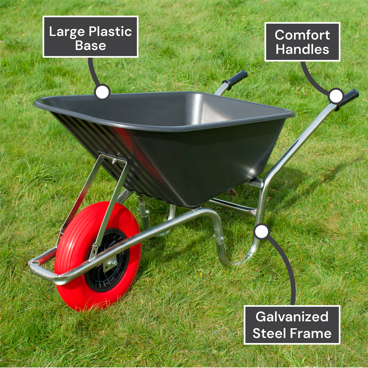 110L Heavy Duty Garden Wheelbarrows